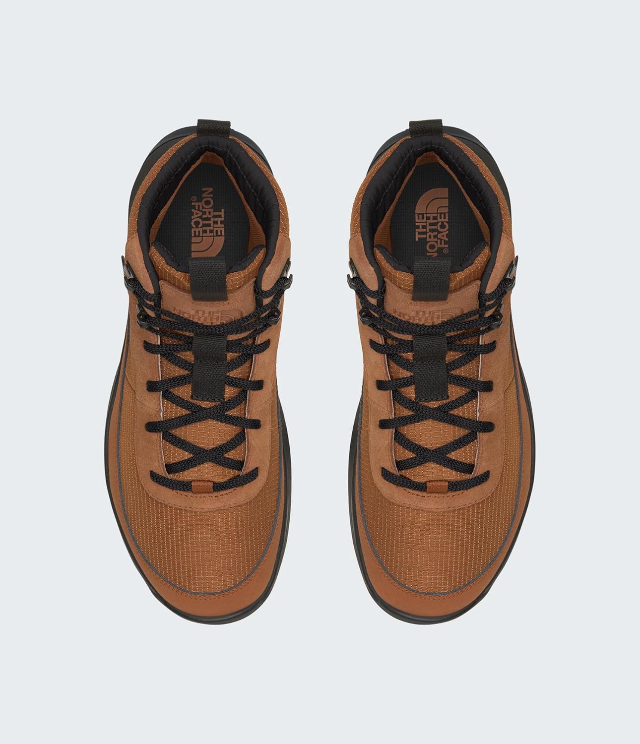 Мужские водонепроницаемые треккинговые ботинки The North Face Bergen Mid, Утепленные зимние ботинки с протектором 4,5 мм, черный — фото 3
