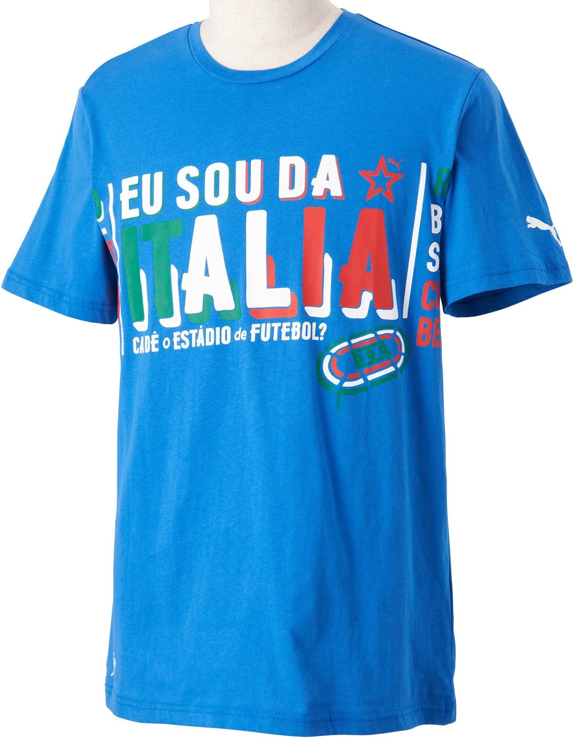 

Футболка Puma 745320 мужская футбольная Mination SS, синий