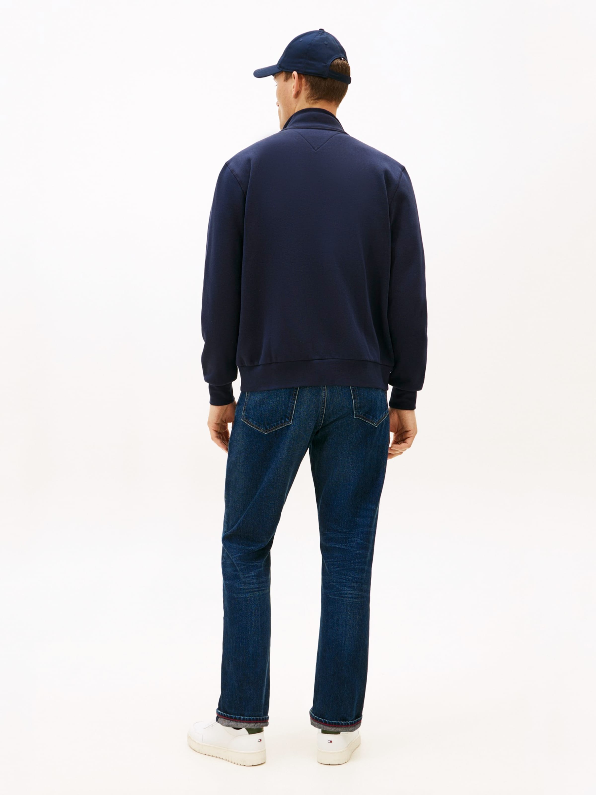 TOMMY HILFIGER Толстовка с молнией в цвете Navy — фото 4