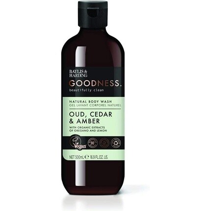 

Гель для душа Goodness Oud Cedar & Amber 500 мл, Baylis & Harding