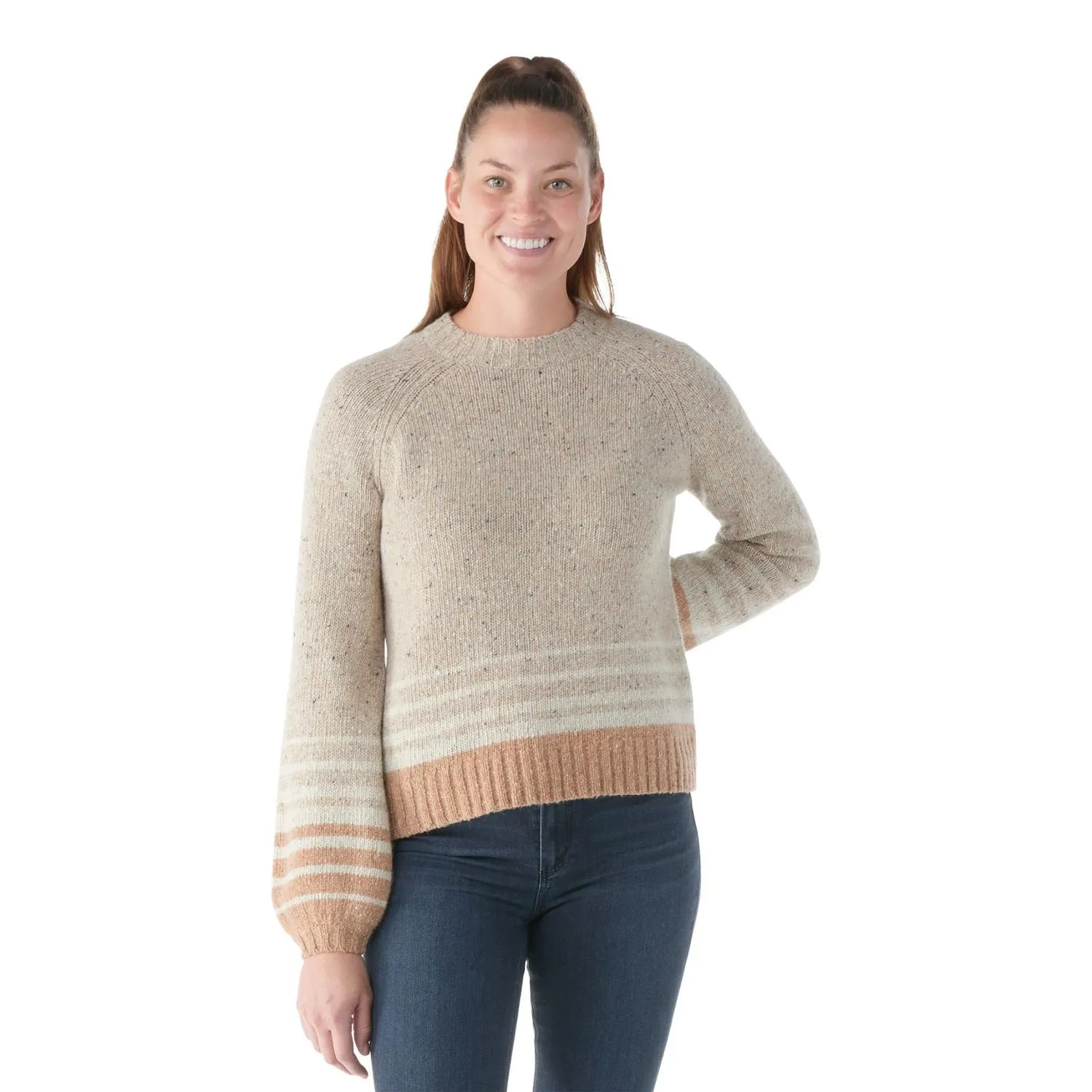 

Уютный свитер омбре Smartwool, Oat Heather