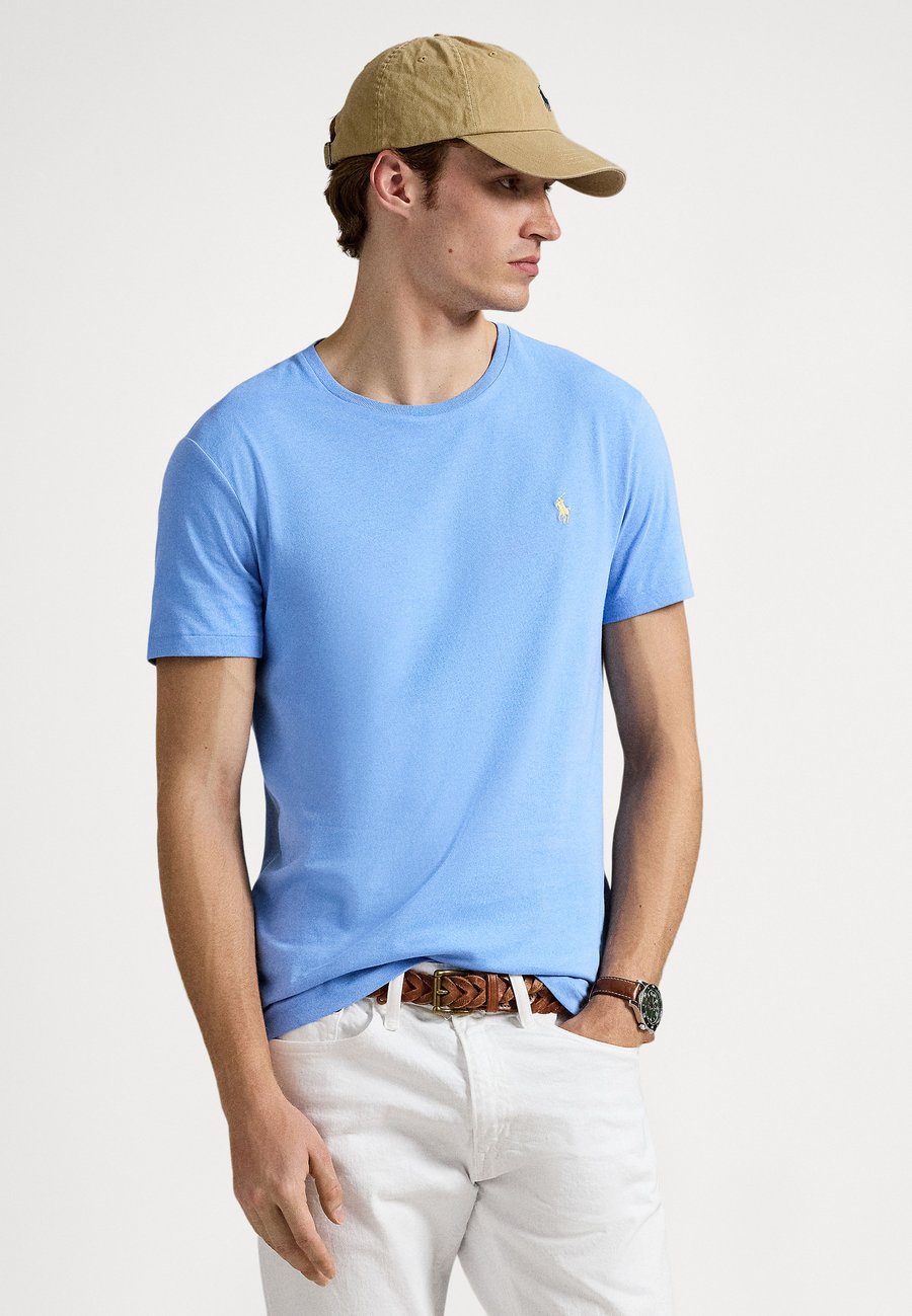 

Футболка Polo Ralph Lauren CUSTOM SLIM FIT JERSEY CREWNECK T-SHIRT, Bristol Blue/C1359/Light Blue, Синий, Футболка Polo Ralph Lauren CUSTOM SLIM FIT JERSEY CREWNECK T-SHIRT, Bristol Blue/C1359/Light Blue