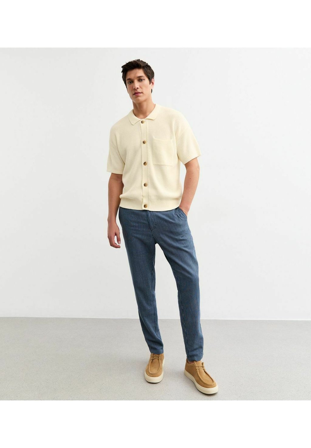 

Рубашка поло RELAXED FISHERMAN New Look, кремовый