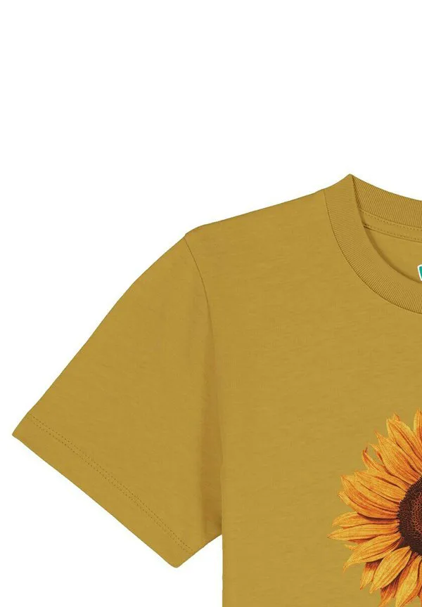 Футболка с принтом sonnenblume Watapparel, Ochre — фото 3