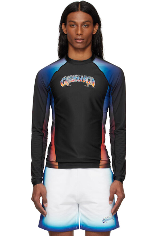 

Футболка Rash Vest с черным градиентом Casablanca