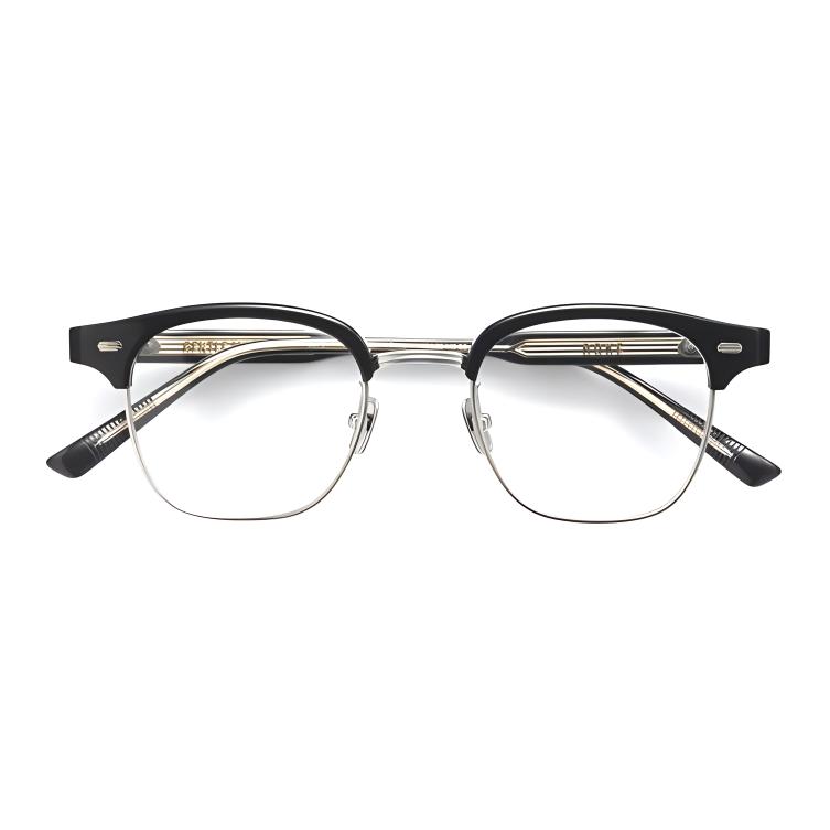 

Мужские функциональные очки с металлическим каркасом и оправой из пластин и металла Gentle Monster, черный