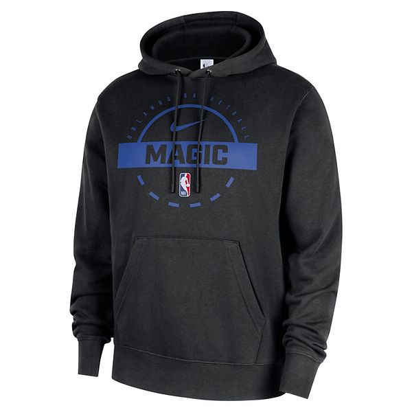 Мужской черный худи Orlando Magic 2025/26 authentic practice club pullover Nike — фото 3