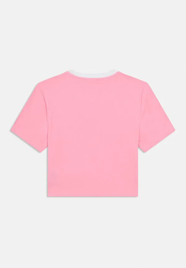 Облегающая мини-футболка для подростков. Adidas Originals, Light Pink — фото 2