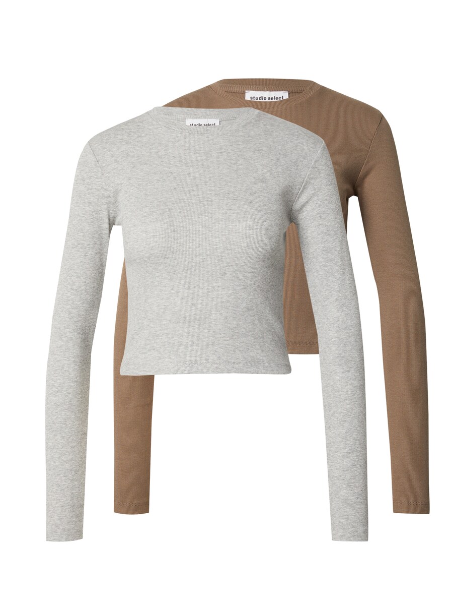 

Рубашка STUDIO SELECT Betty, цвет Brown/mottled grey