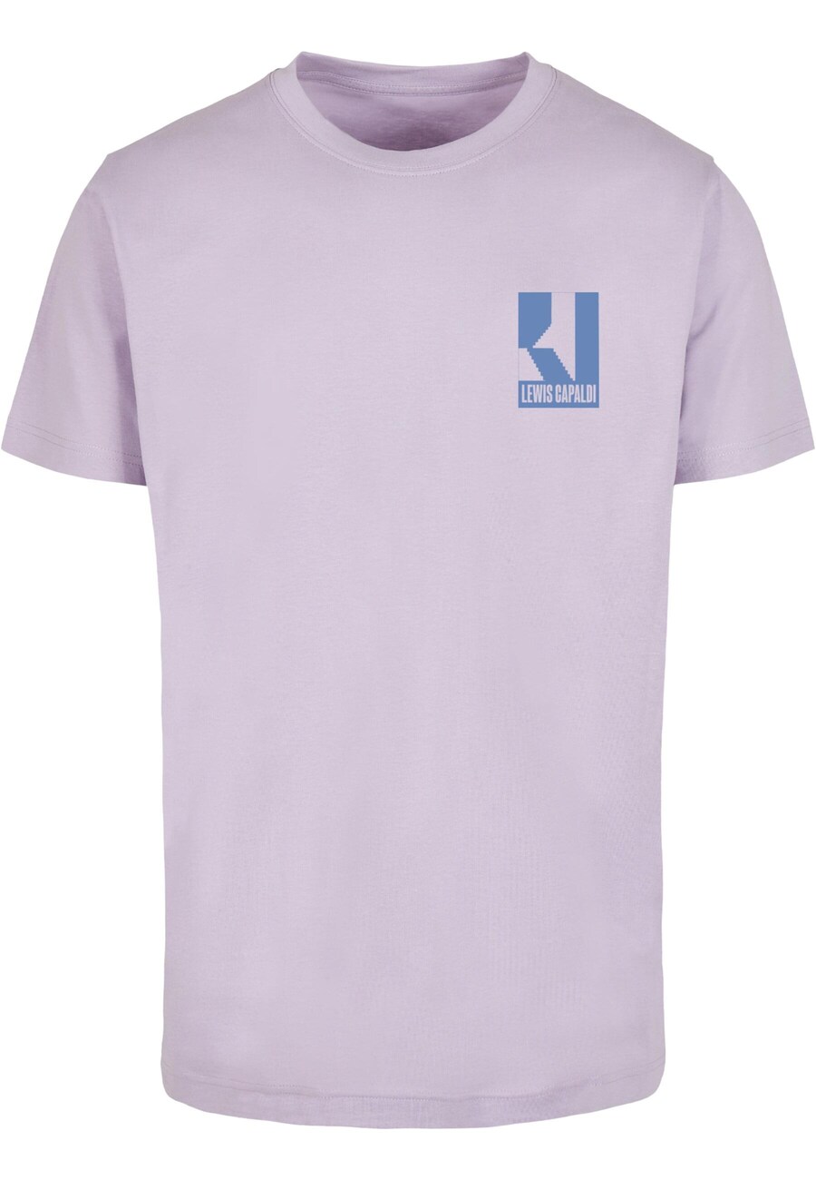 

Рубашка Merchcode Lewis Capaldi - Tour, цвет Light purple