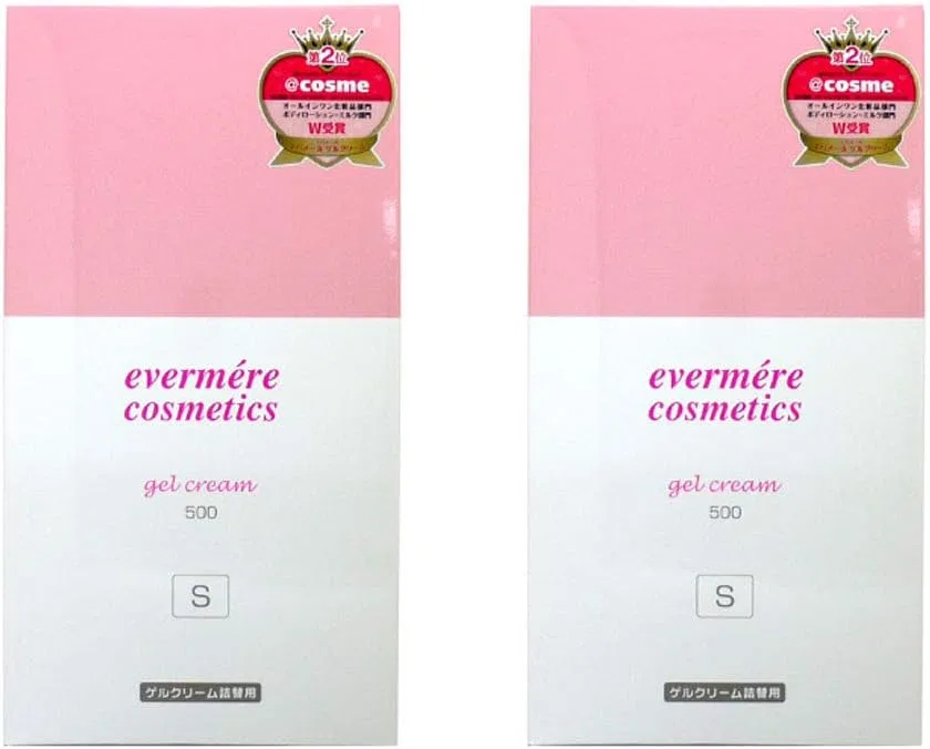 Набор гелевого крема Evermere для лица, увлажняющий, 500 г × 2, без отдушки