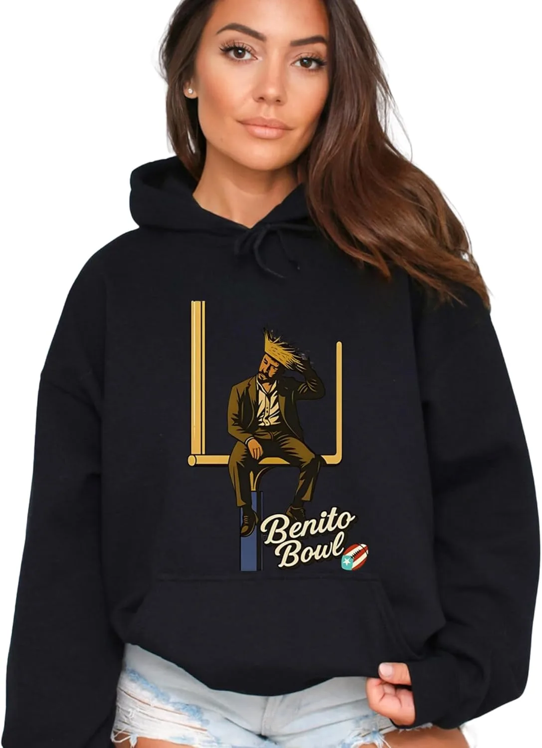 

Винтажная футболка Benito Bowl – Puerto Rico Football Tee, Comfort Colors Handmade