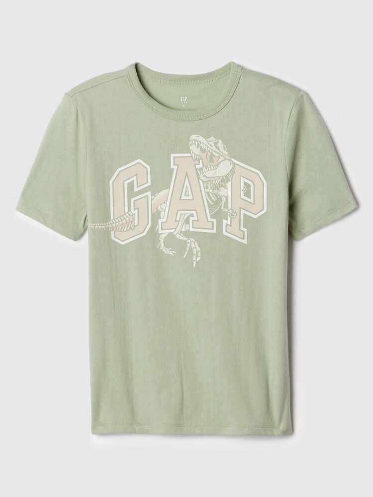 

Детская футболка с логотипом Gap, зеленый