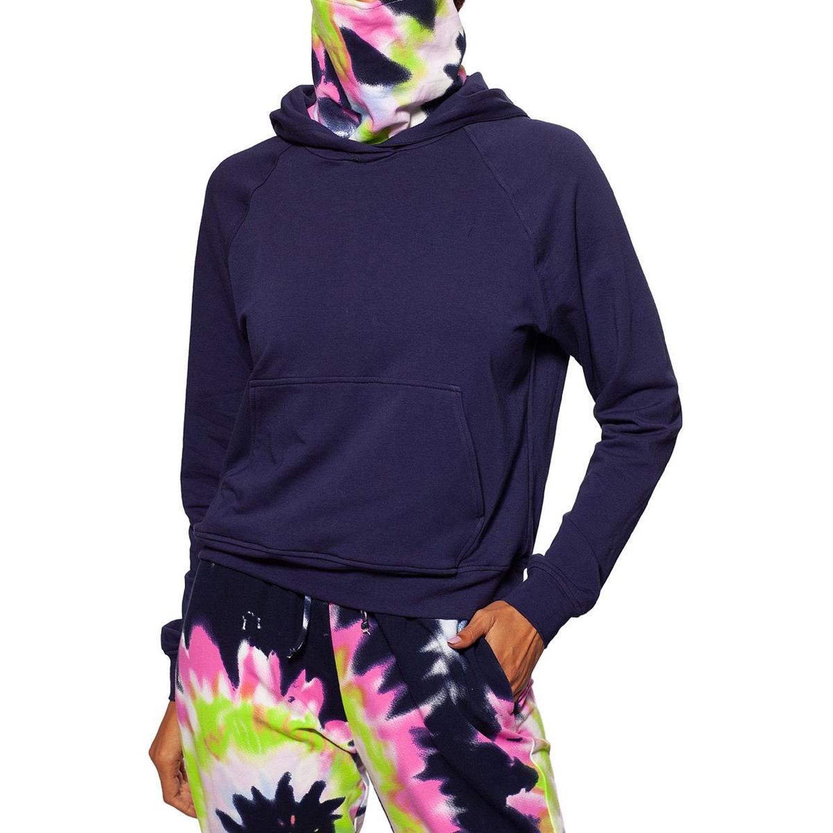 

Женская толстовка с капюшоном Tie Dye Betsy & Adam, цвет navy multi