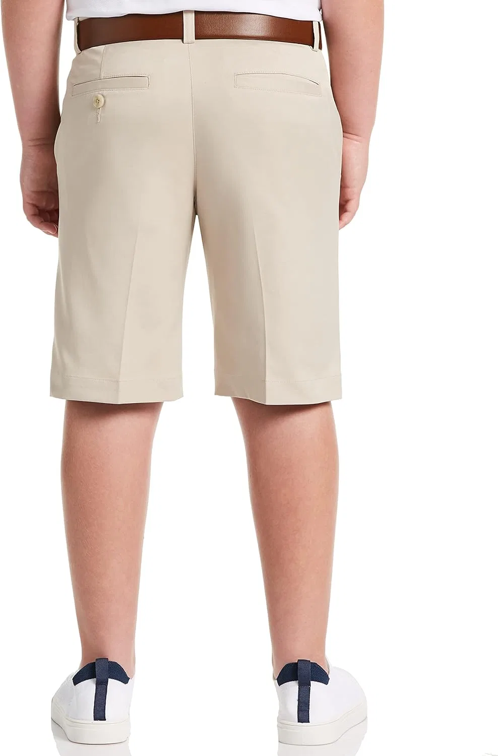Шорты PGA TOUR Big Boy's Flat Front Short, Silver Lining — фото 3