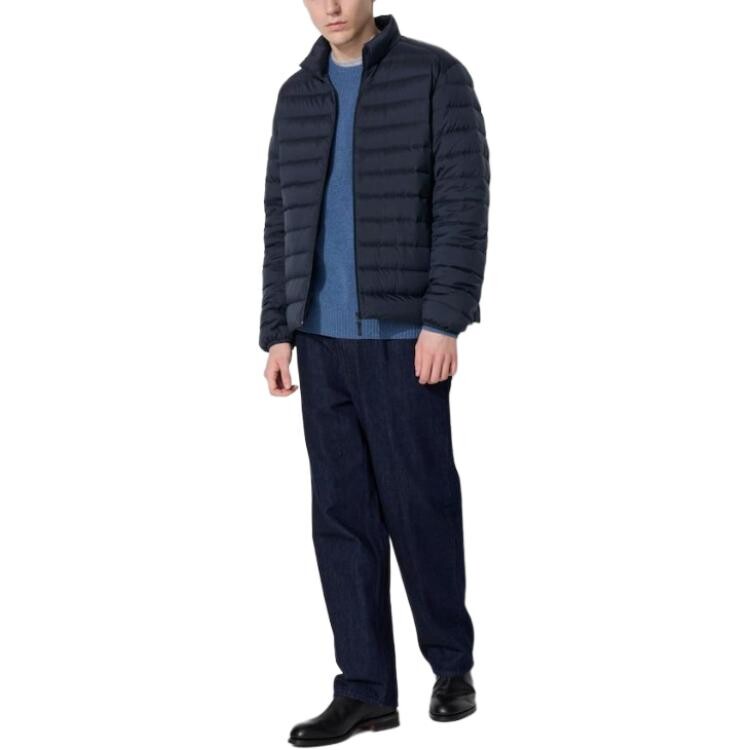 

Пуховик мужской темно-синий Uniqlo, темно-синий
