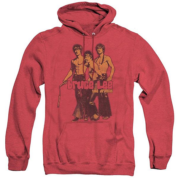 

Толстовка с капюшоном Bruce Lee Nunchucks Adult Heather Licensed Character
