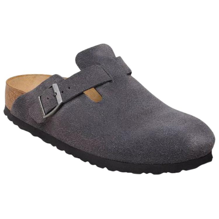 Birkenstock Бостонские туфли Unisex серые Regular Loose Fit — фото 3