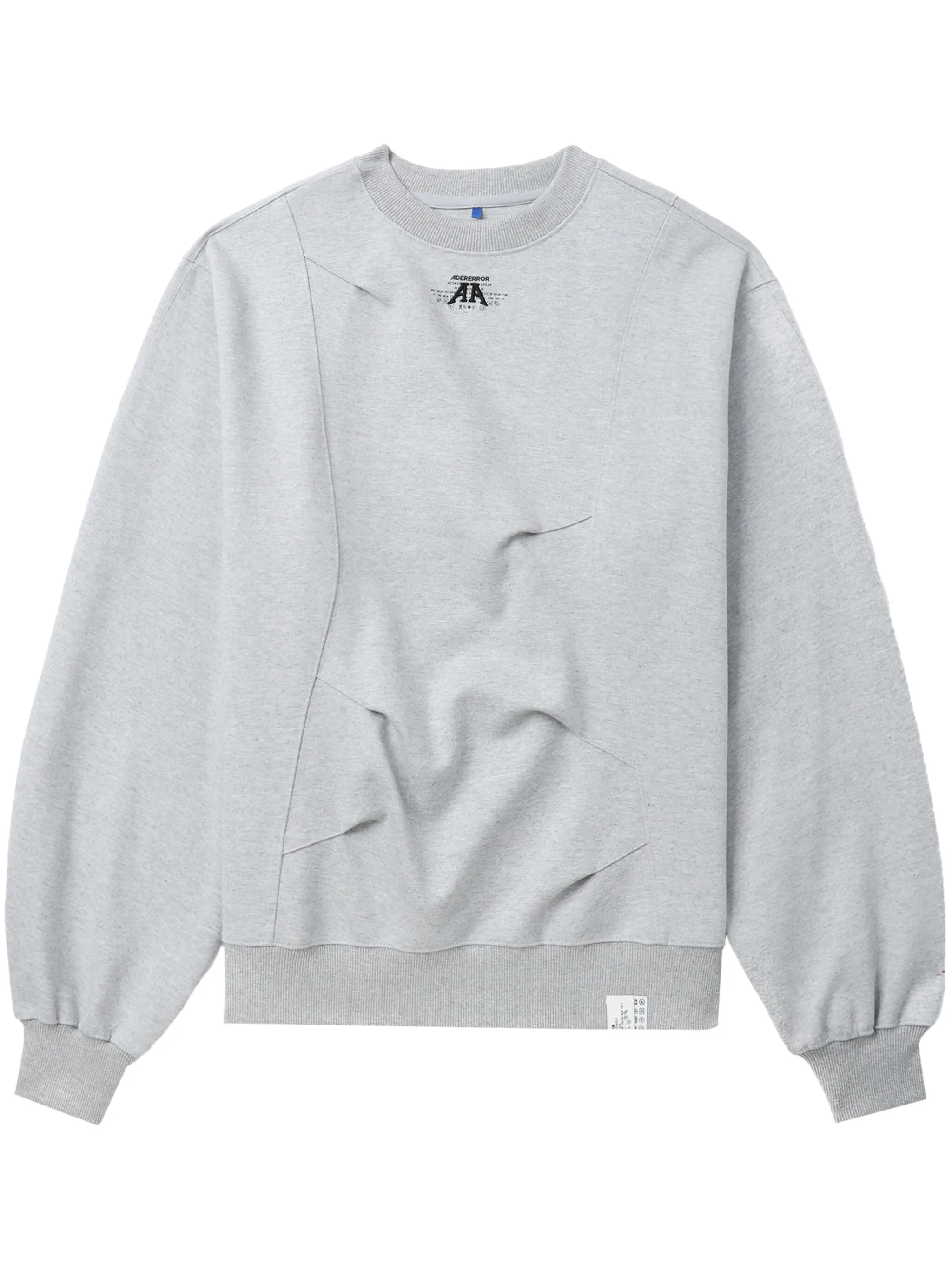 

Толстовка Nolc со складками Ader Error, серый