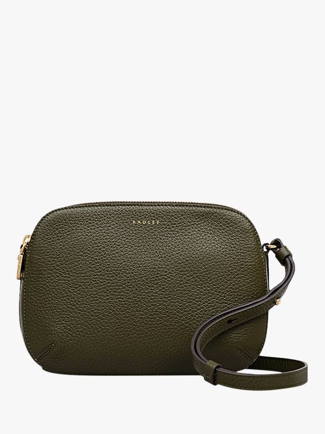 

Кожаная сумка кросс-боди Dukes Place с молнией среднего размера Radley, Green