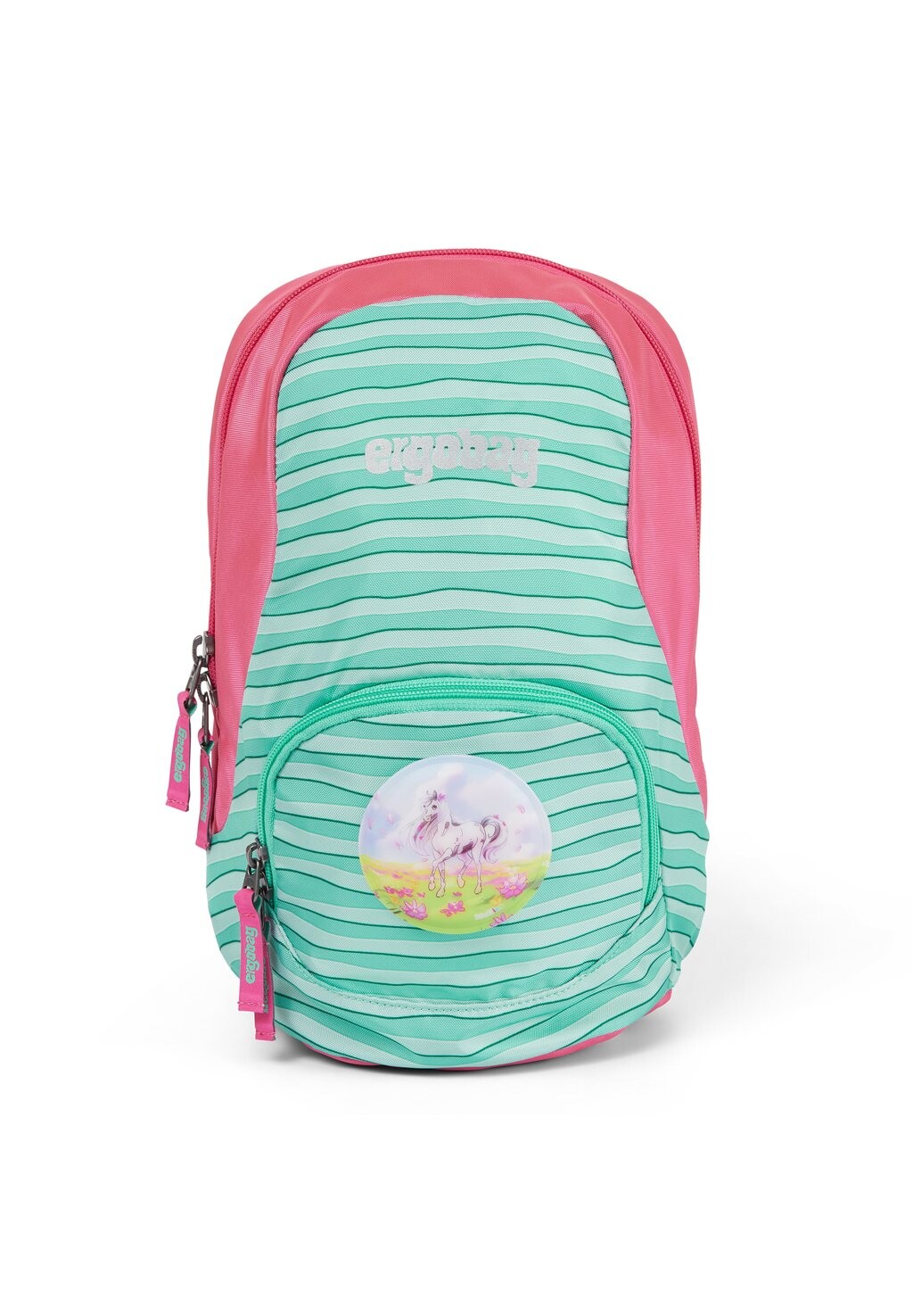 

Сумка школьная Ease Ergobag, полоски мятные