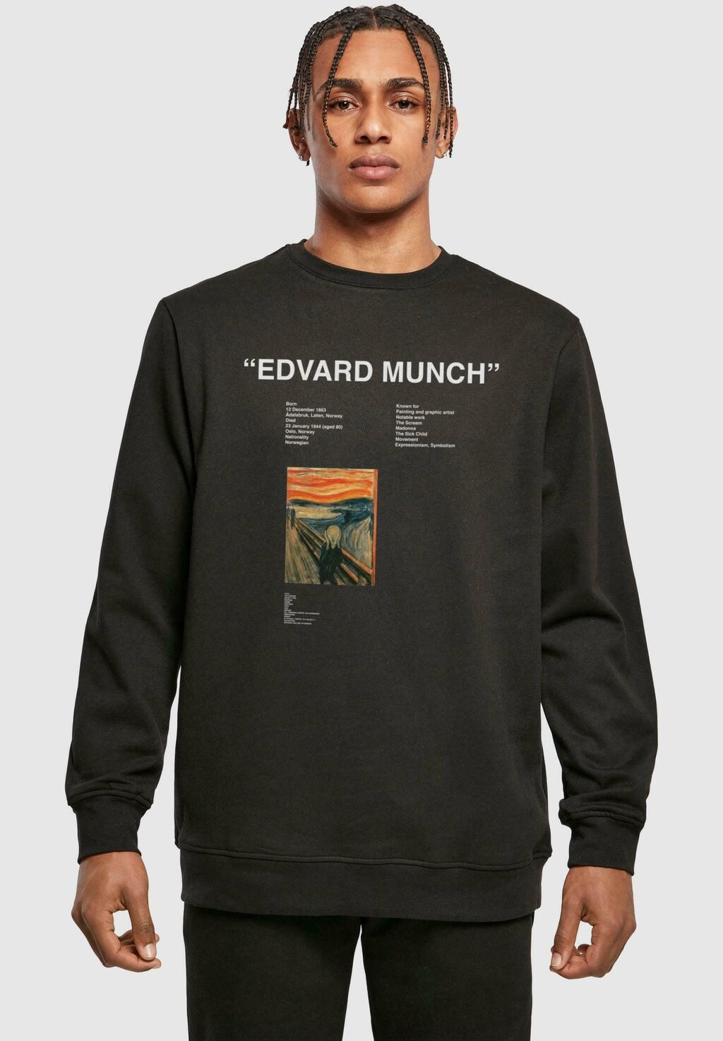 

Толстовка APOH-MUNCH EDVARD CREWNECK Merchcode, черный