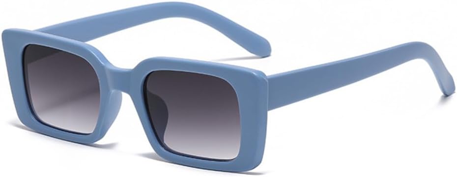 

Женские солнцезащитные очки прямоугольной формы в стиле ретро с леопардовым принтом, мужские солнцезащитные очки с защитой от УФ-излучения UV400 generic, Blue Gray Gradient