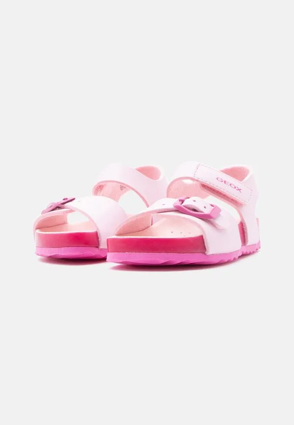 Сандалии для девочек чалки Geox, Light Pink/Fuchsia — фото 2