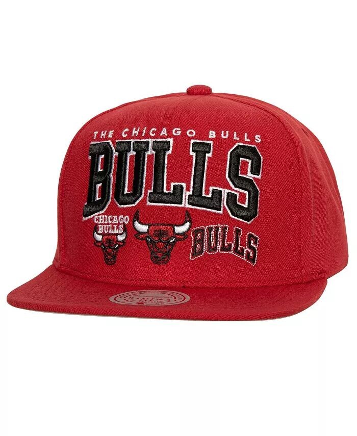 

Мужская красная кепка Chicago Bulls Champ Stack Snapback Mitchell & Ness, красный