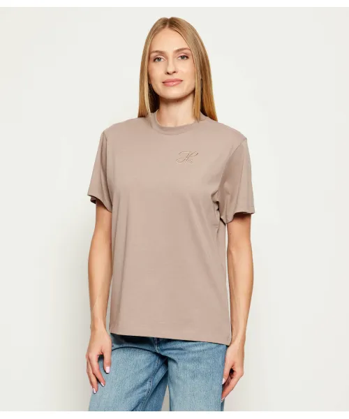 

Винтажная футболка tee_19 Loose fit Hugo, бежевый