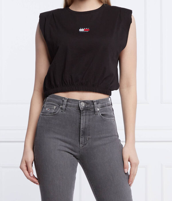 

Футболки Cropped fit Tommy Jeans, черный