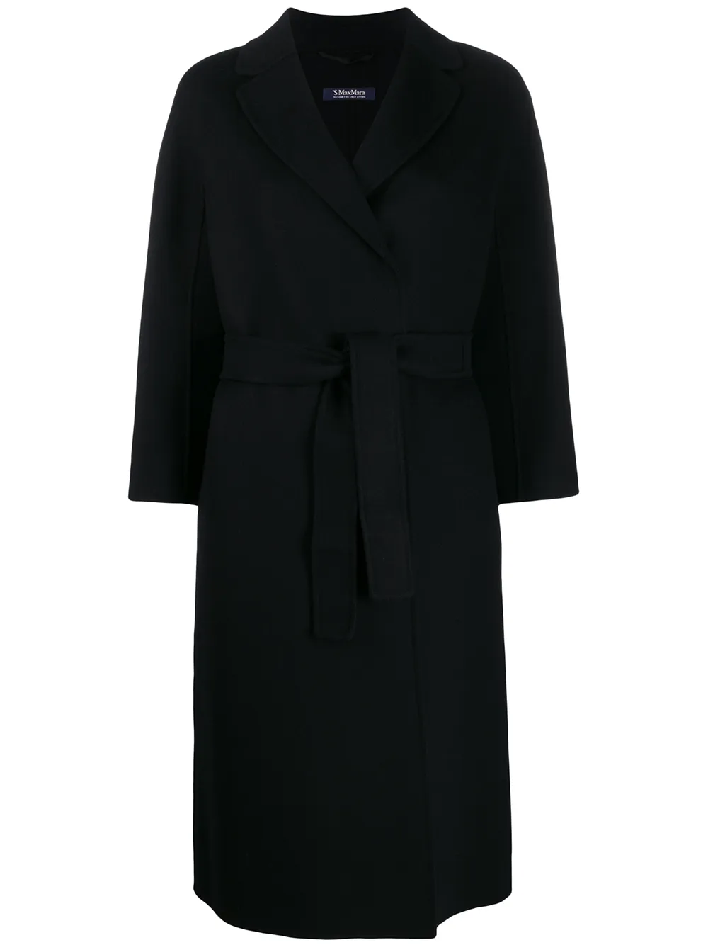 

Пальто с поясом 'S Max Mara, черный
