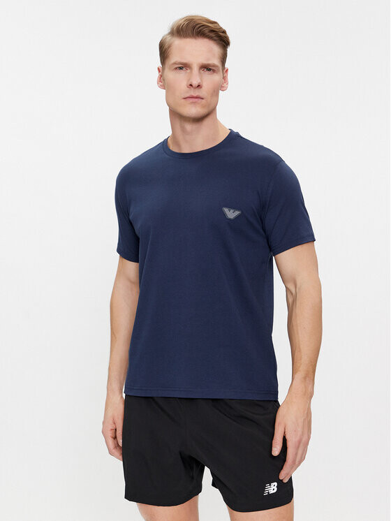 

Футболка стандартного кроя Emporio Armani Underwear, синий