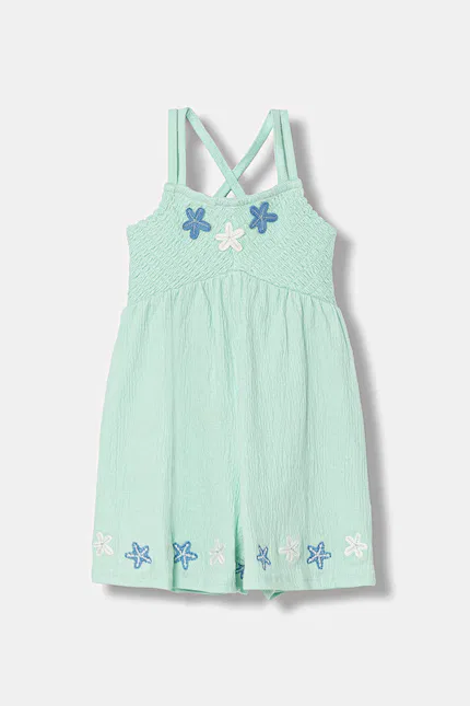 Комбинезон с животным принтом United Colors of Benetton, бирюзовый