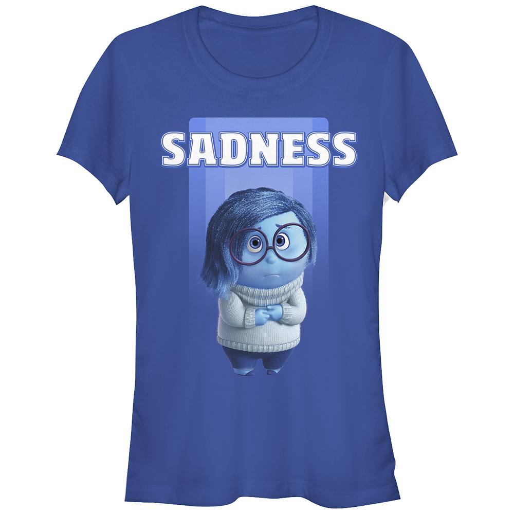 

Детская футболка с рисунком Disney's Inside Out Sadness, цвет Royal