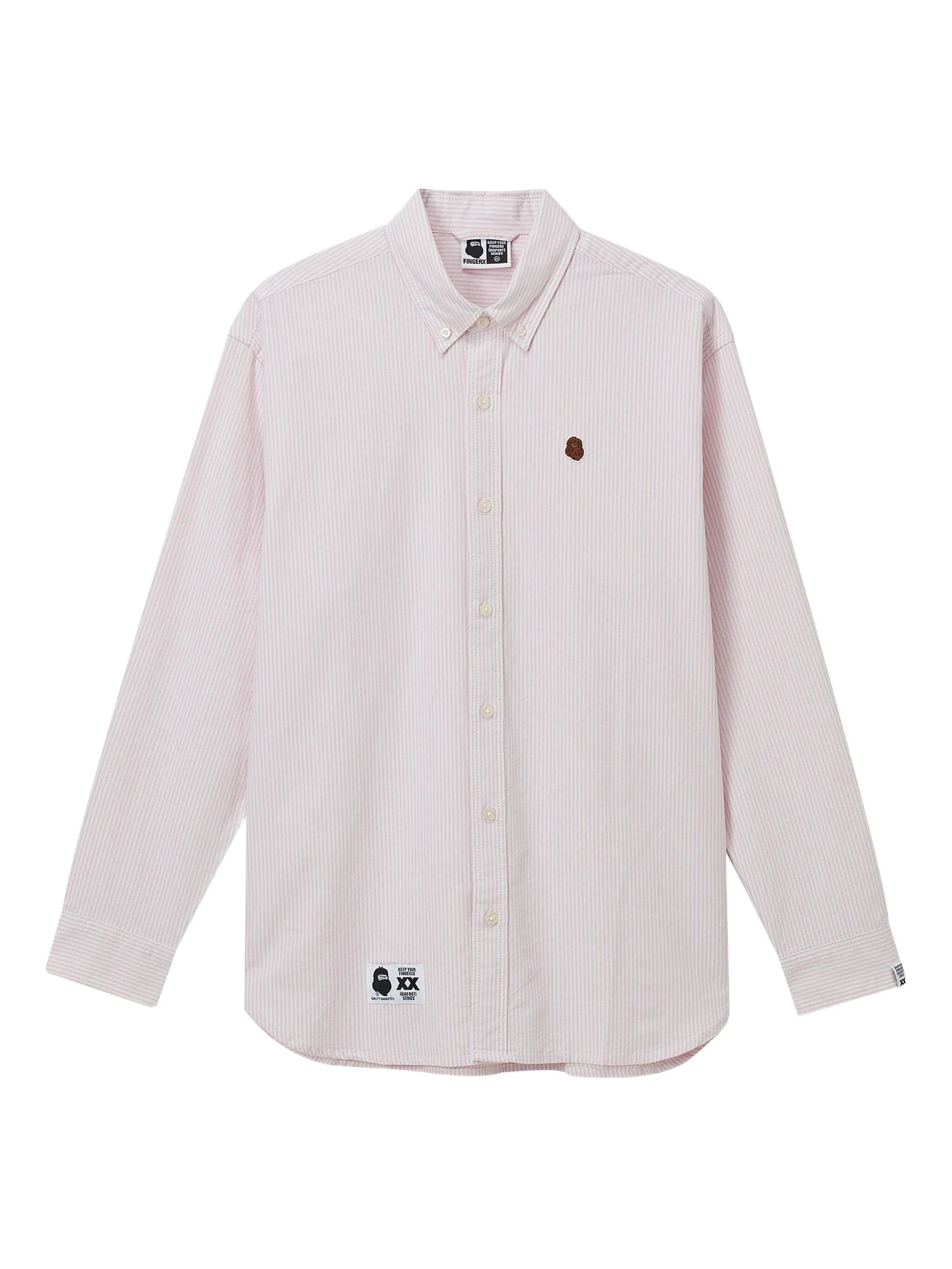 

Рубашка в полоску Fingercroxx, розовый
