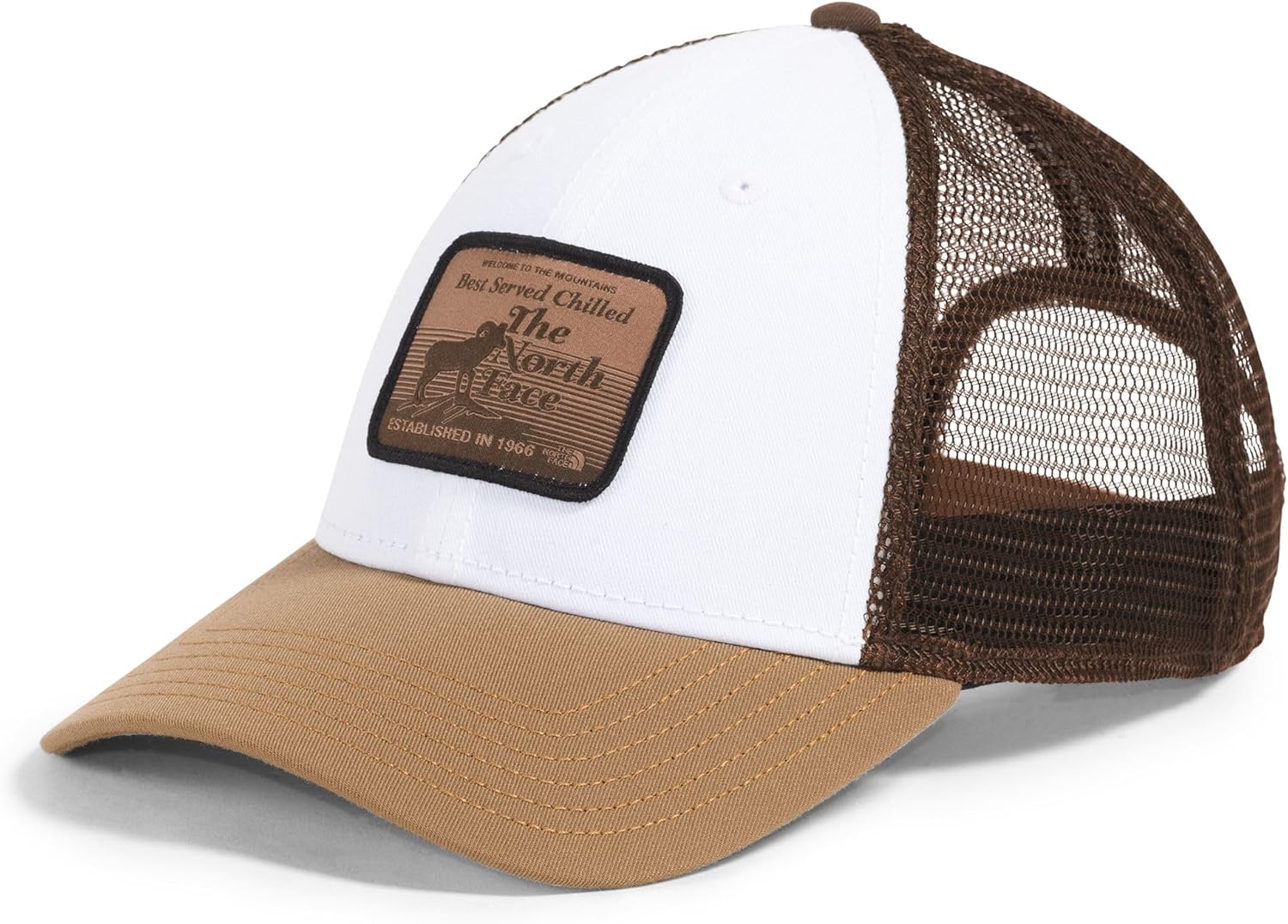 

The North Face Unisex-Adult Graphic Mudder Trucker | Snapback бейсболка для мужчин и женщин, повседневная летняя шапка, Utility Brown/Smokey Brown/Brew Patch