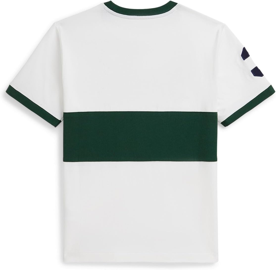 Футболка с гербом Big Pony 20th Anniversary Polo Ralph Lauren Kids, White/Vintage Pine — фото 2