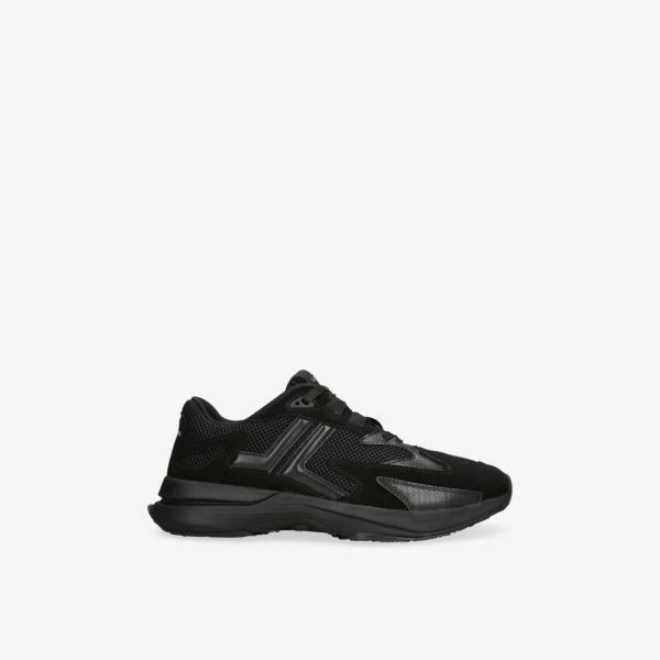 

Jla кроссовки низкие из сетки и замши Lanvin, черный