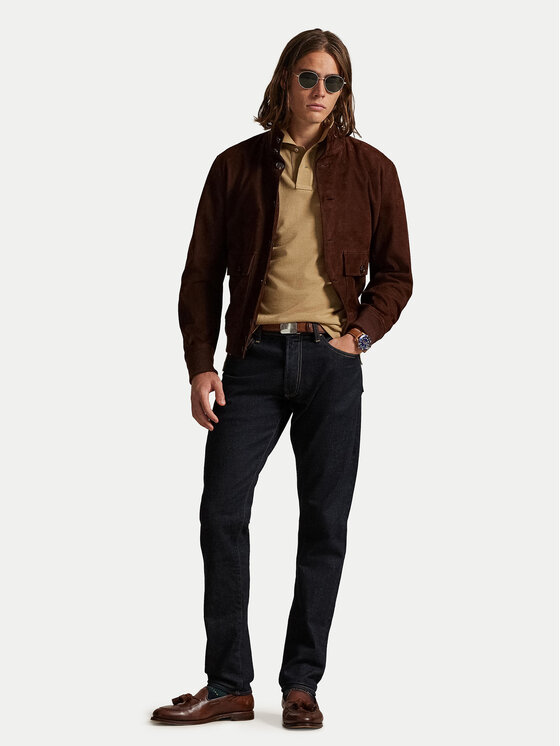 Поло custom slim fit 710680784332 Polo Ralph Lauren, бежевый — фото 2