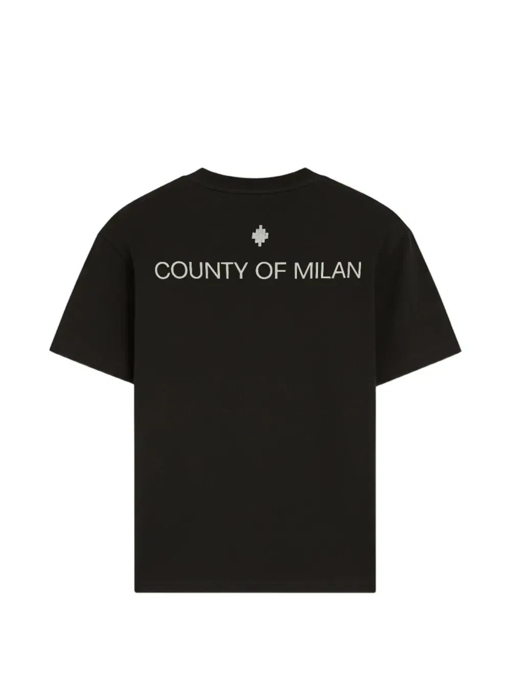 Футболка свободного кроя с круглым вырезом County of Milan Kids, черный — фото 2