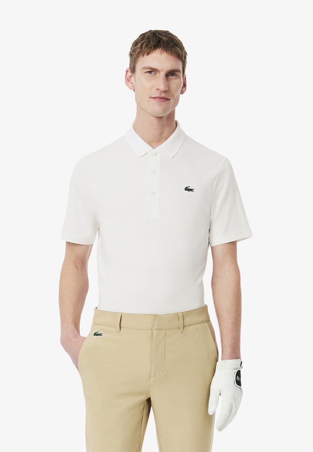 

Рубашка поло SHORT SLEEVES Lacoste Sport, белый