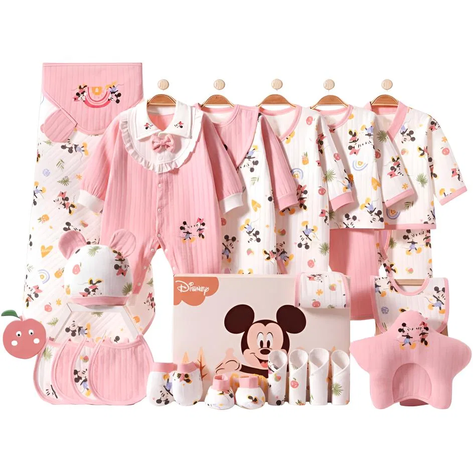 Подарочный набор детского белья 26 предметов Disney Pink Box