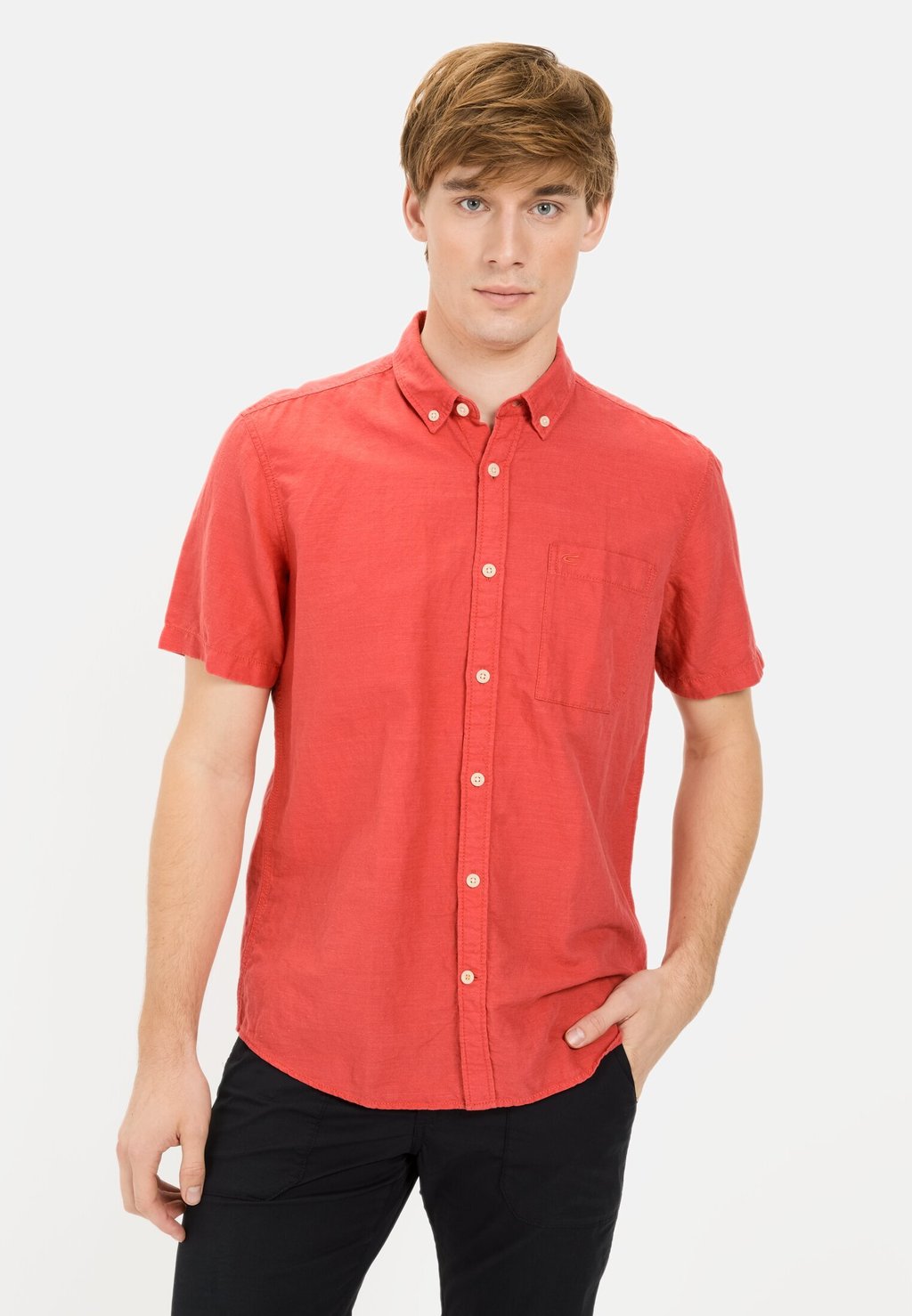 

Рубашка SHORTSLEEVE camel active, красный