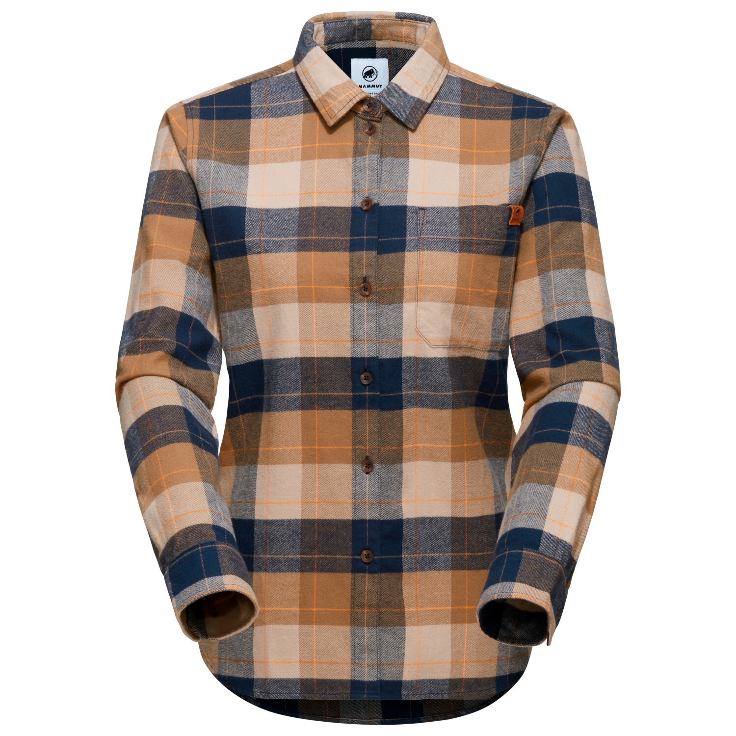 

Рубашка Mammut Trovat L/S Shirt, цвет Marine/Savannah