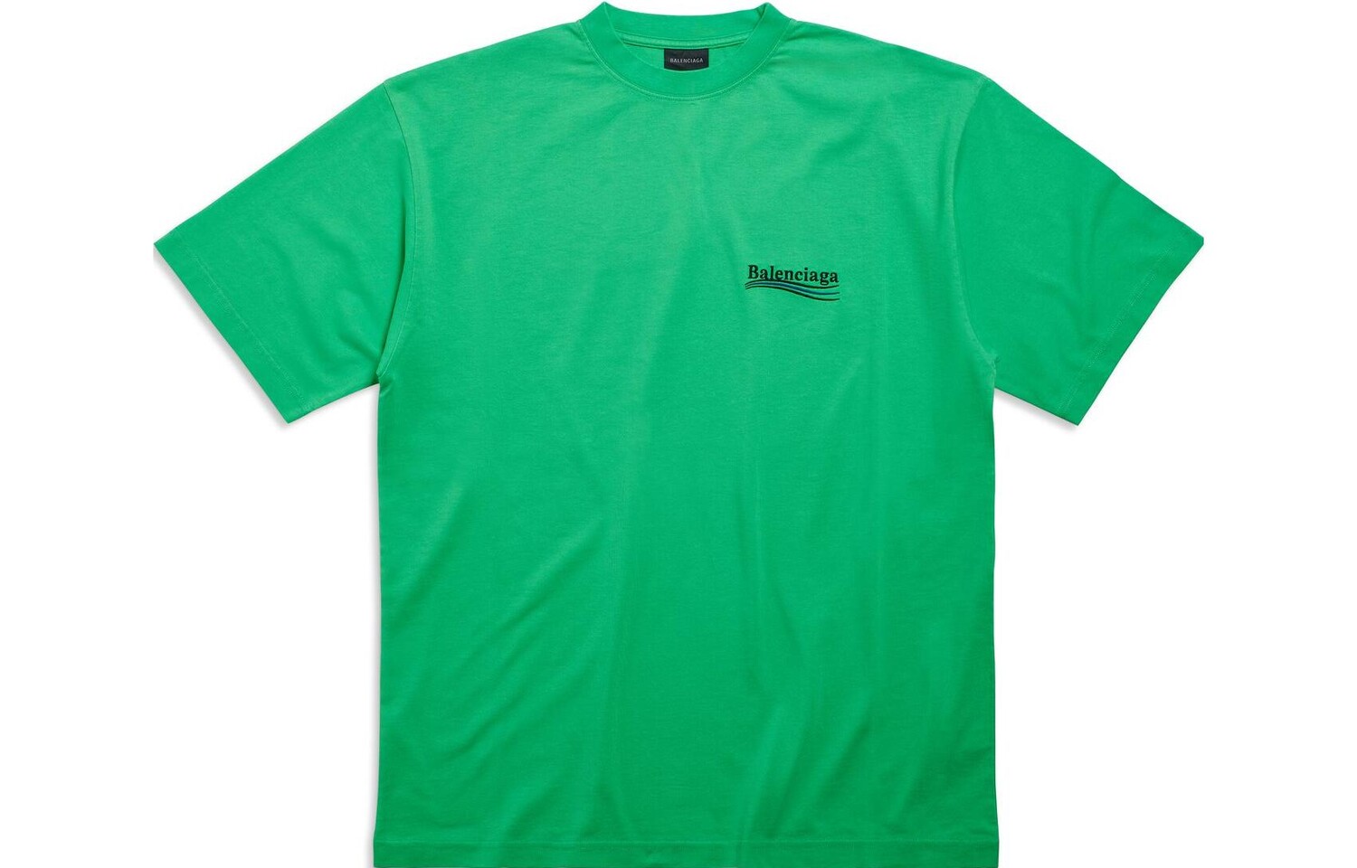 

Футболка мужская зеленая Balenciaga, зеленый