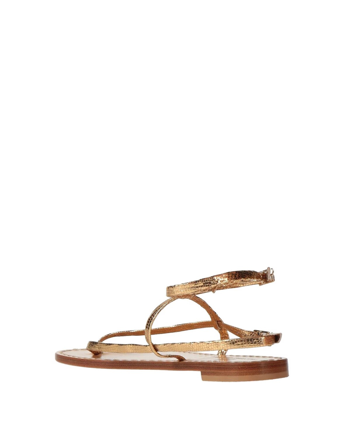 Сандалии Emanuela Caruso Capri, золото — фото 3