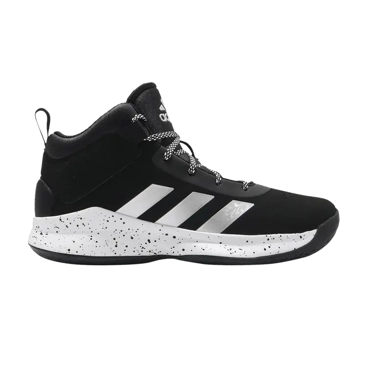 

Кроссовки Cross 'Em Up 5 J Wide 'Black Silver Metallic', черный