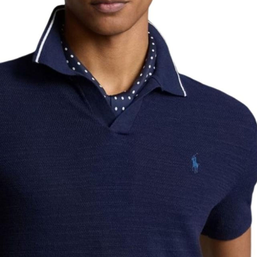 Polo Ralph Lauren Jonny Logo embroidered Textured Jumper — фото 4