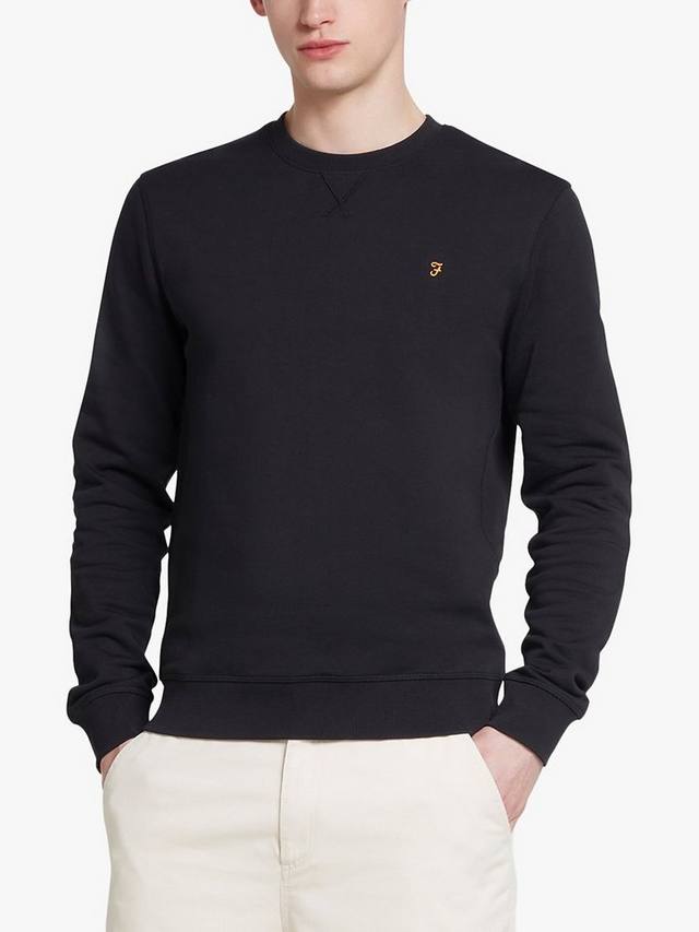 

Махровая толстовка из органического хлопка tim slim fit Farah, черный